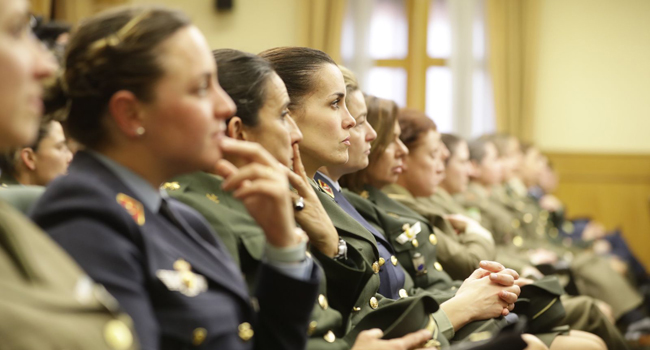 En 2023, un total de 16.045 mujeres sirvieron en las Fuerzas Armadas, lo que supone un 13,1% del total de efectivos.