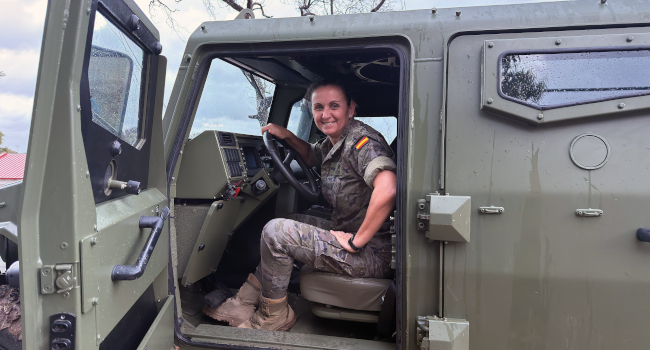 Entrevista a la cabo primero Adelina Torres, premio Soldado Idoia Rodríguez, mujer en las Fuerzas Armadas