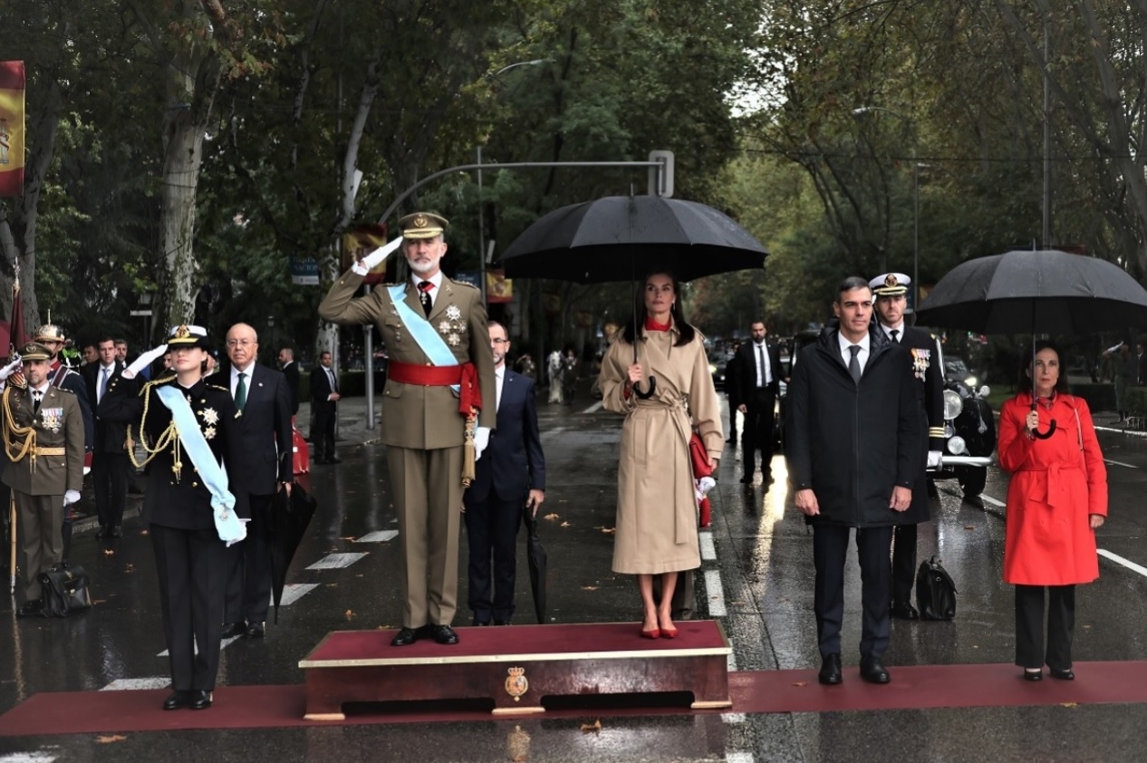 Desfile militar en el Dia de la Fiesta Nacional de 2024