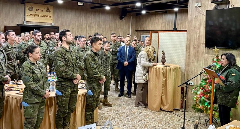 Visita al contingente español desplegado en Líbano en el marco de la Fuerza Provisional de Naciones Unidas (UNIFIL)