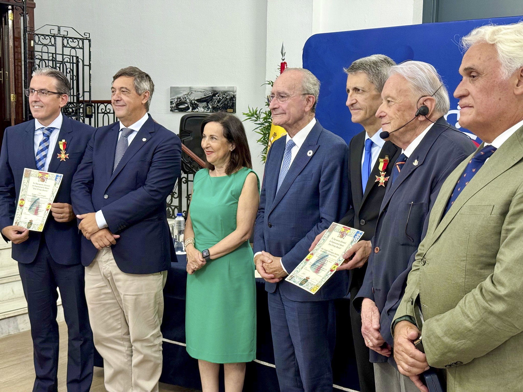 Margarita Robles, en la entrega de los premios de periodismo ‘Ortega Munilla’
