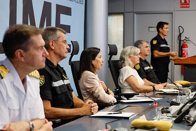 Margarita Robles: “Ver llegar a la UME es sinónimo de estar en buenas manos”