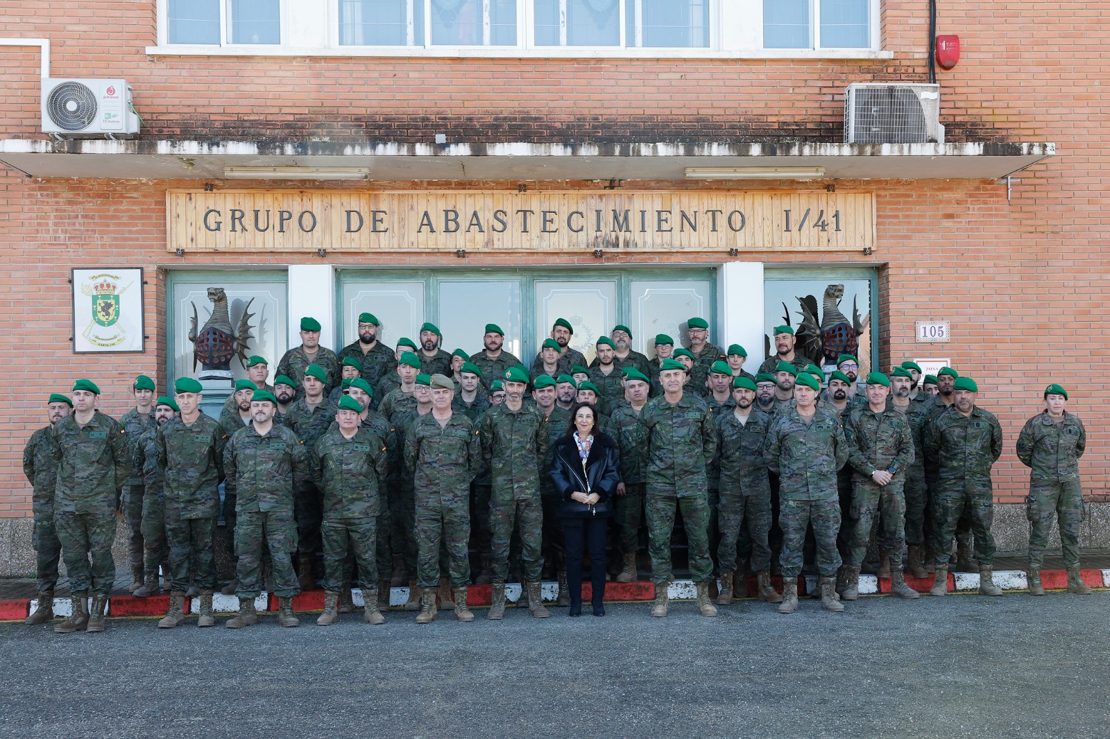 El trabajo de la Brigada Logística, fundamental para el desarrollo de la operación de Valencia