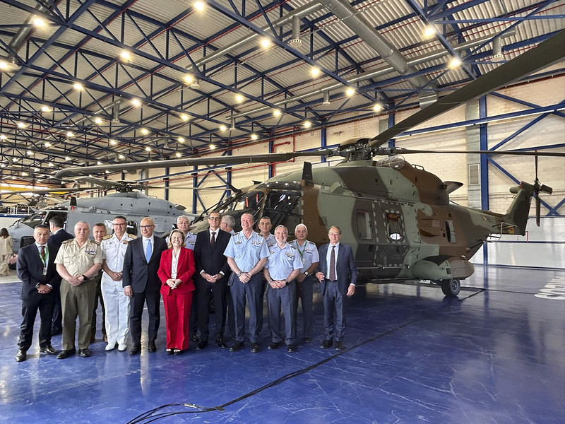 Defensa recibe en Albacete un nuevo NH-90 para el Ejército de Tierra
